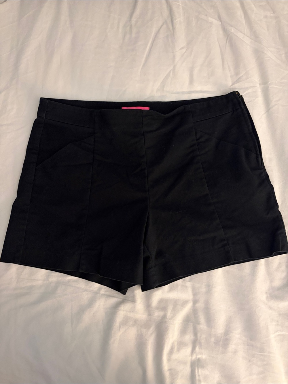 Lilly Pulitzer Black High-Waist Tailored Shorts